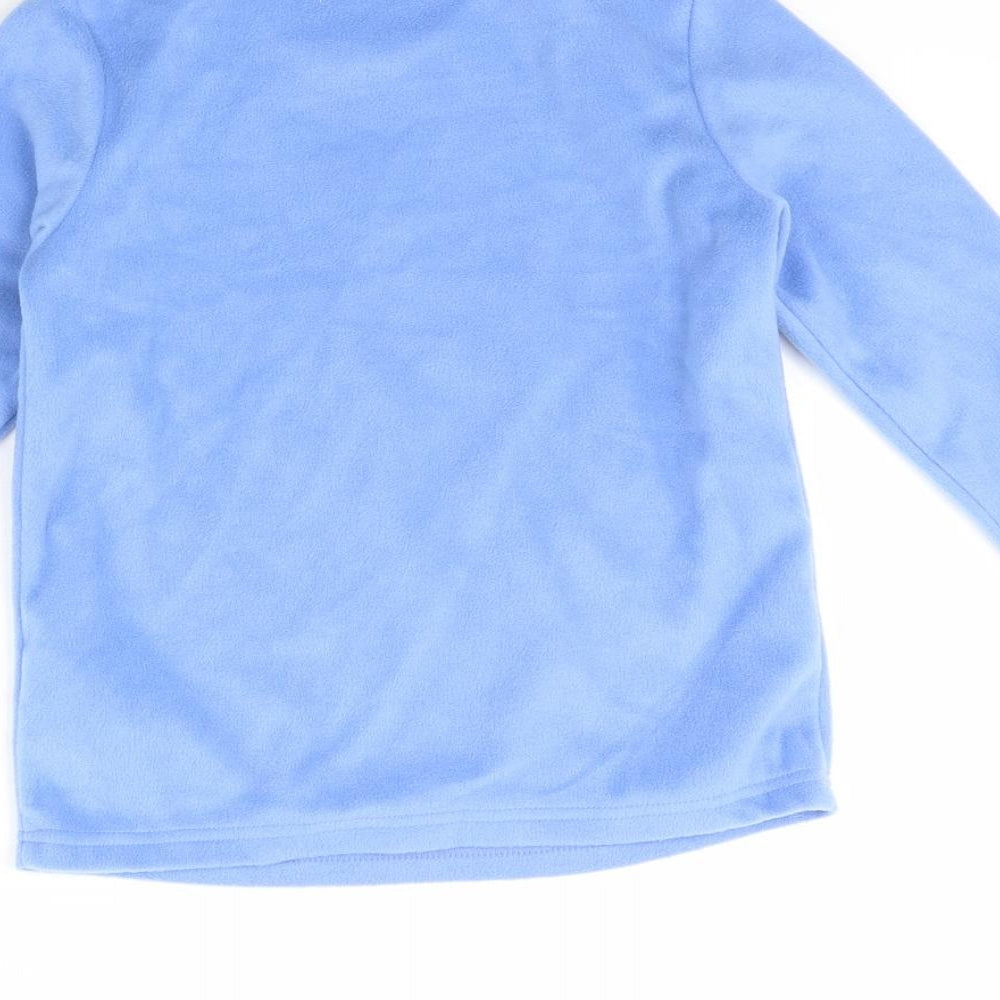 PJ Collections Girls Blue Solid Fleece Cami Pyjama Top Size 9 Years  - Unicorn