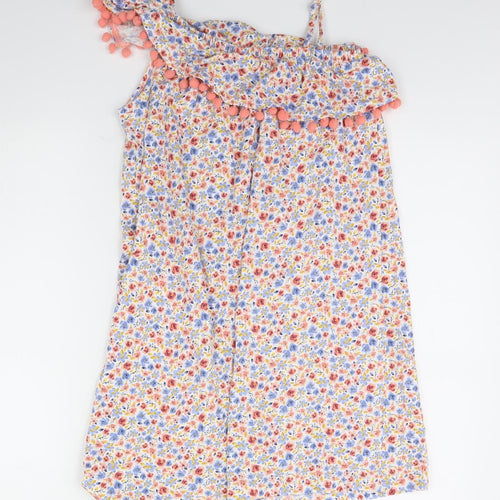 I Love Girls Wear Girls White Floral  Shift  Size 11 Years