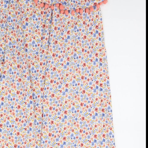 I Love Girls Wear Girls White Floral  Shift  Size 11 Years