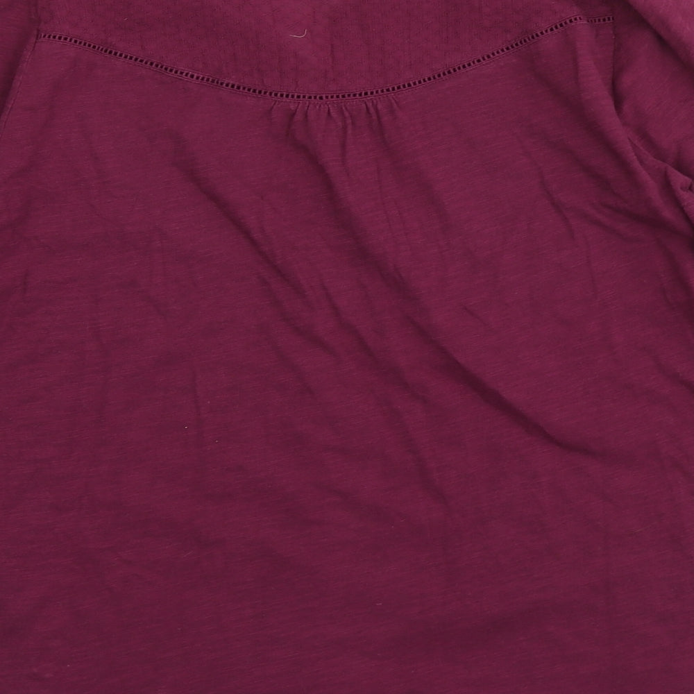 White Stuff Womens Purple   Basic Button-Up Size 10