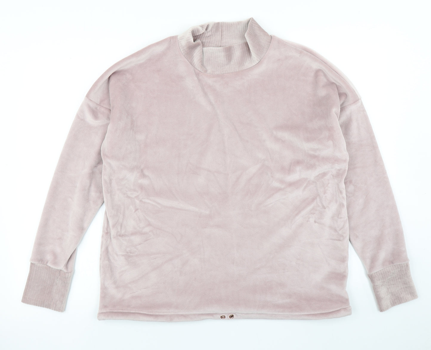 M&S Womens Pink Solid  Top Pyjama Top Size 10