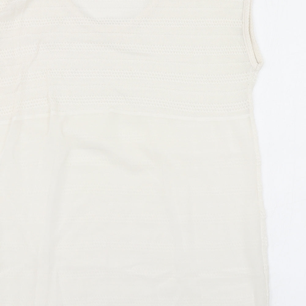NEXT Womens White   Basic Tank Size 8
