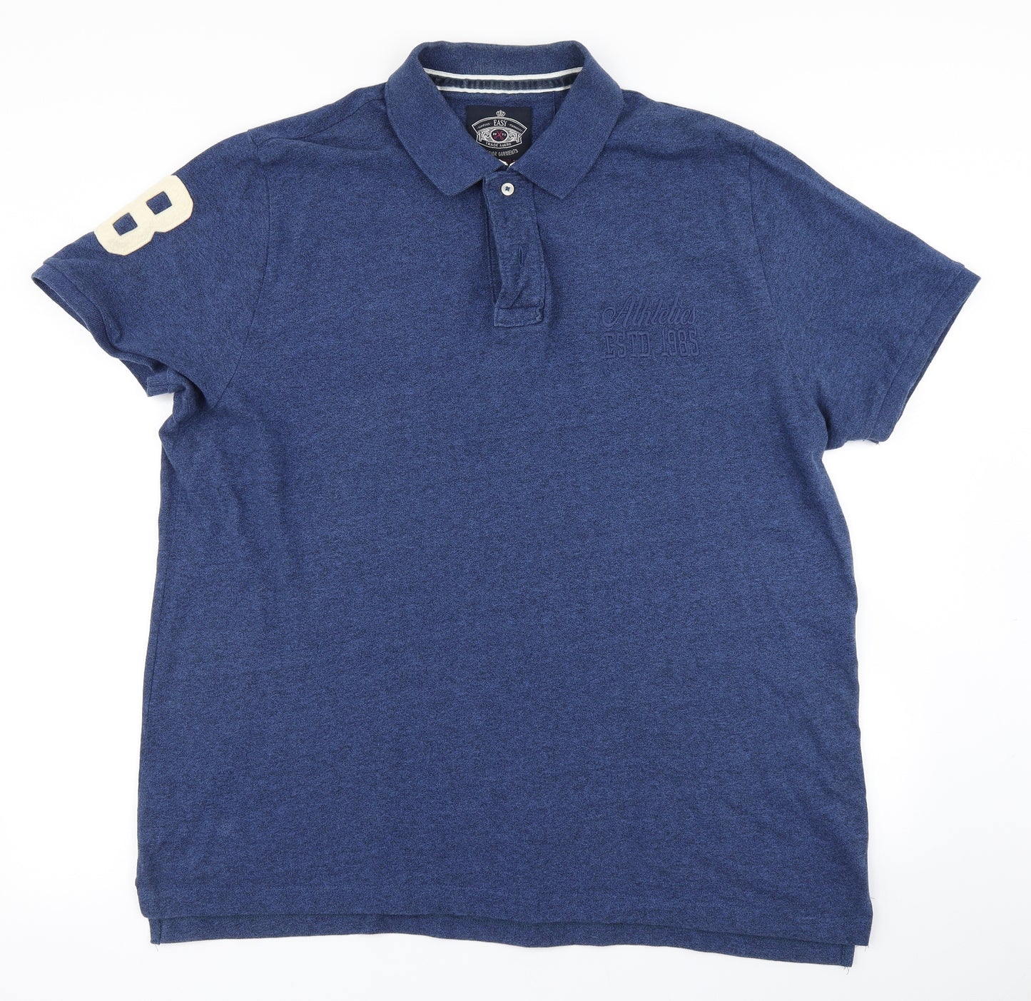 Easy Mens Blue    Polo Size 3XL