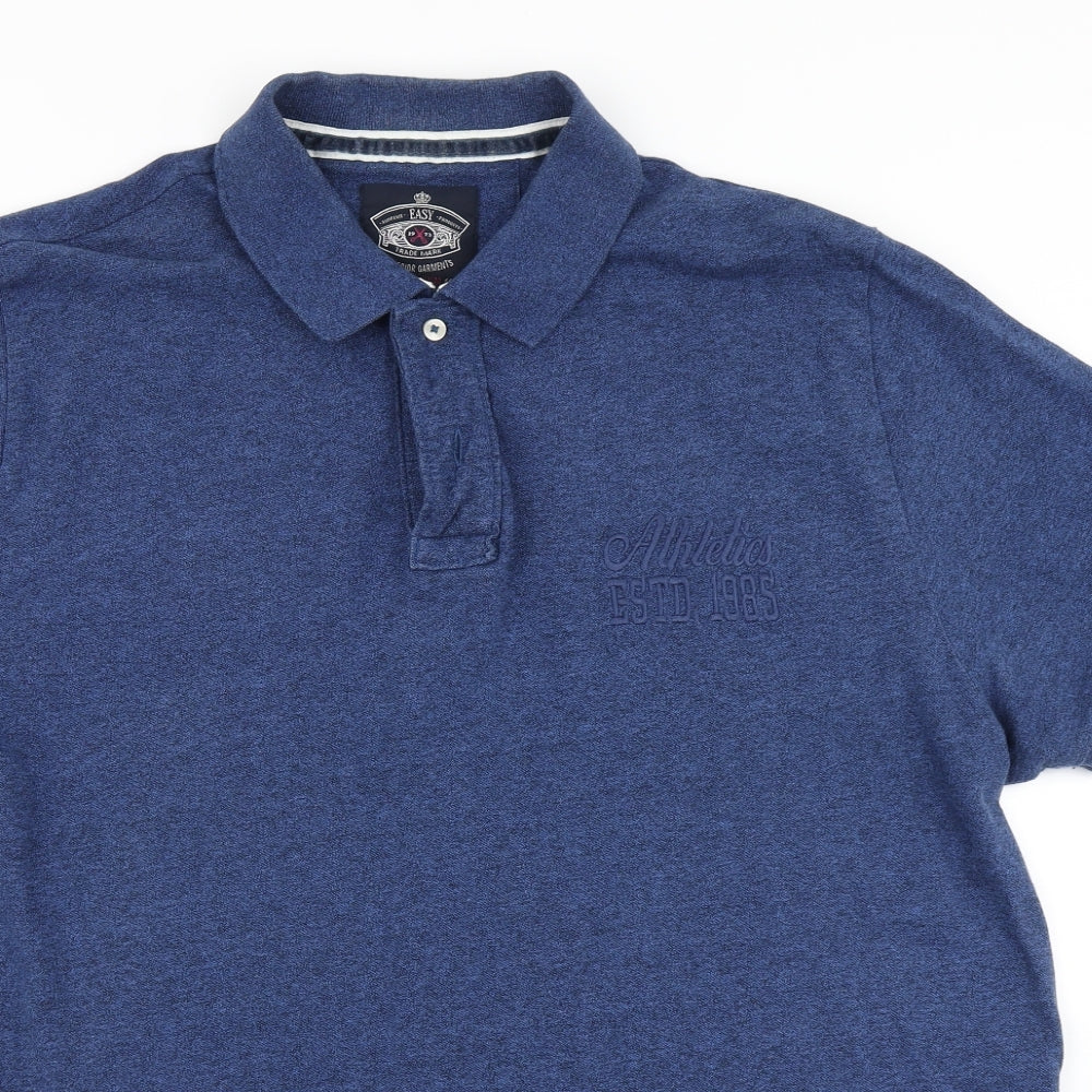 Easy Mens Blue    Polo Size 3XL