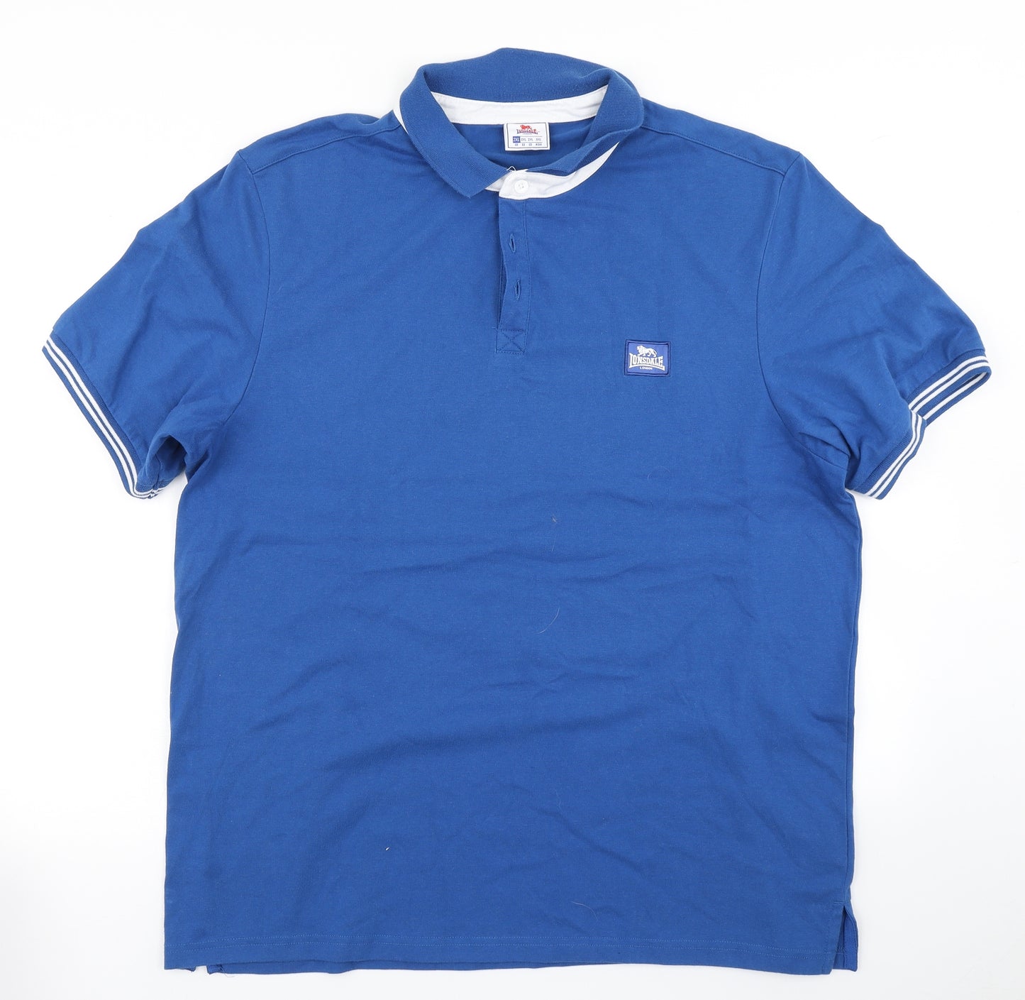 Lonsdale Mens Blue    Polo Size 2XL