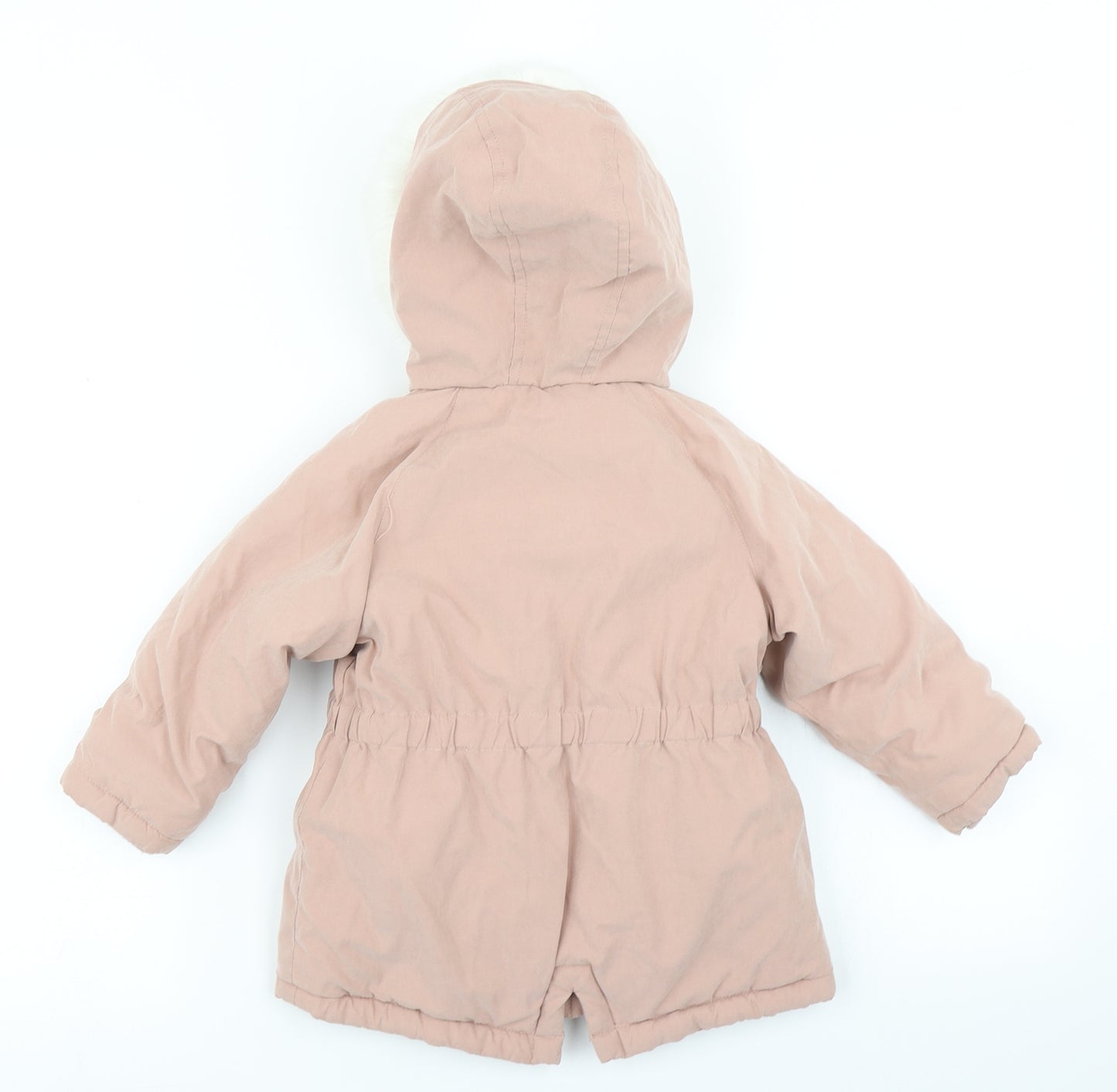 Priumark Girls Pink   Parka Coat Size 18-24 Months