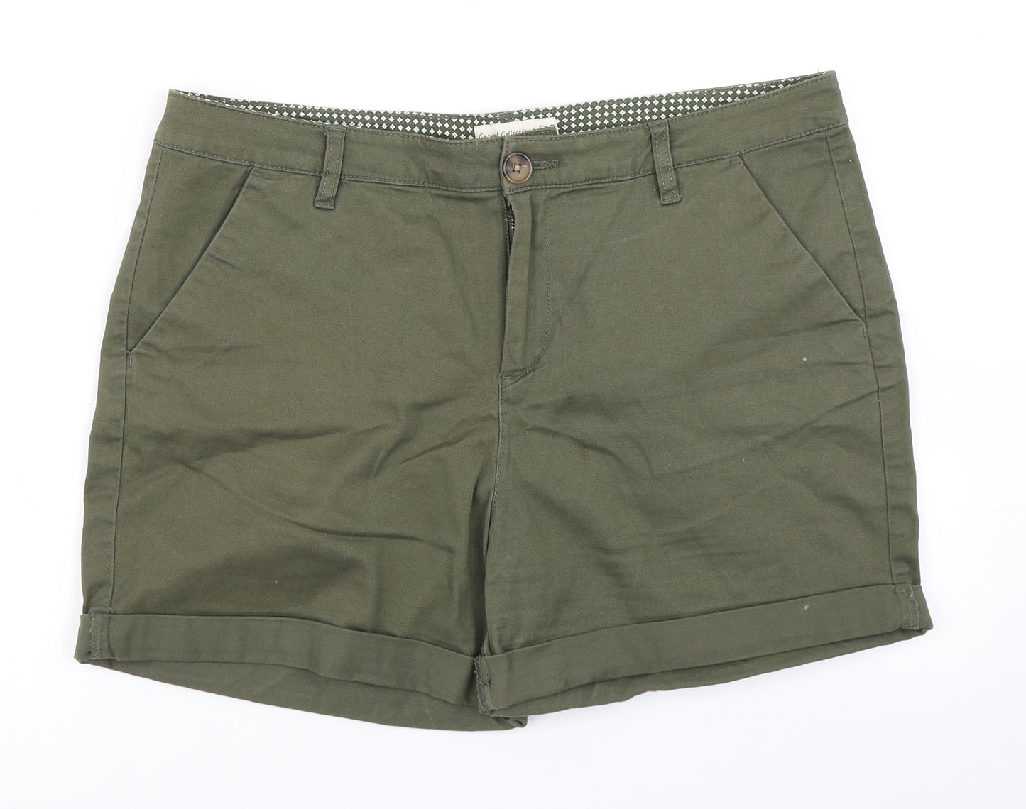 F&F Womens Green   Cargo Shorts Size 14