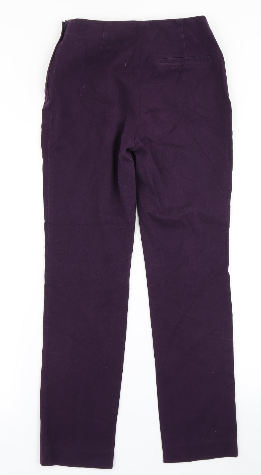 H&M Womens Purple   Dress Pants Trousers Size 8 L26 in