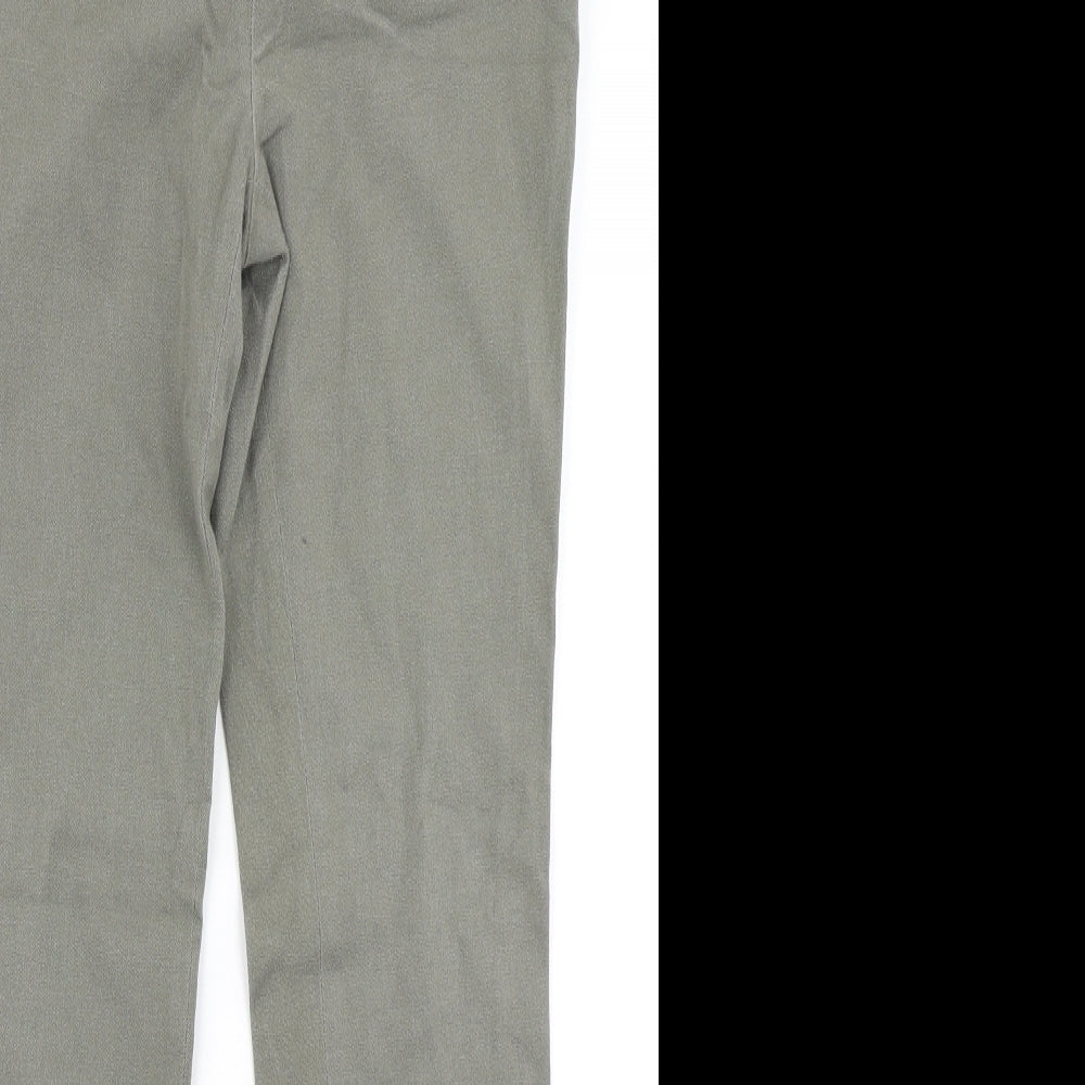 H&M Womens Green   Dress Pants Trousers Size 8 L26 in