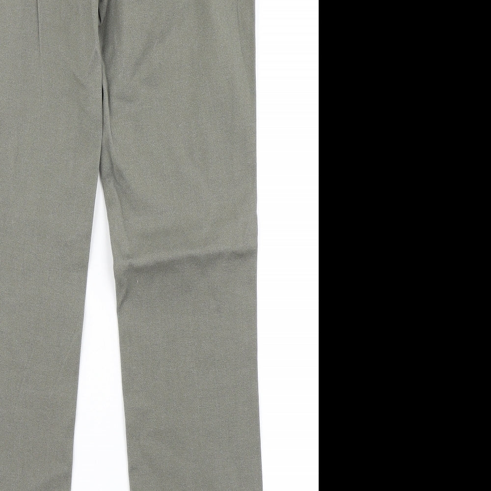 H&M Womens Green   Dress Pants Trousers Size 8 L26 in
