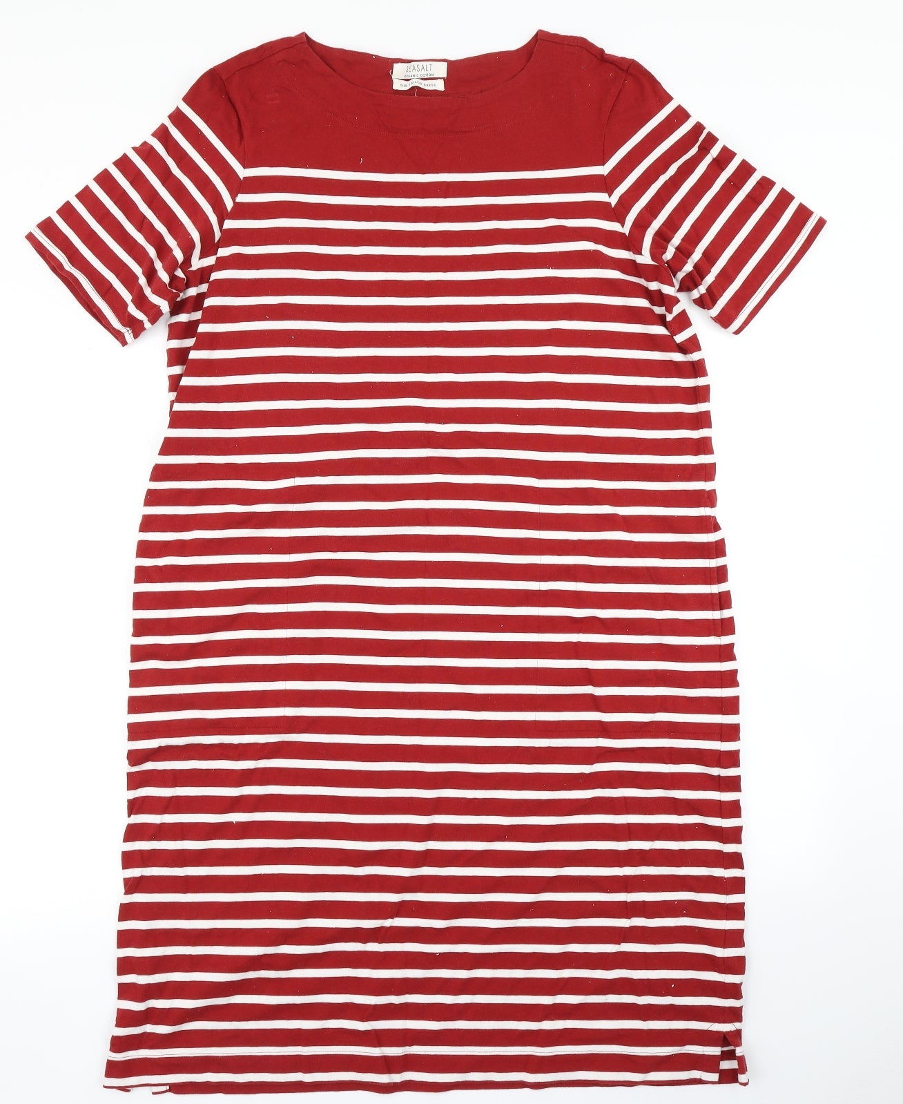 Seasalt Womens Red Striped  A-Line  Size 16