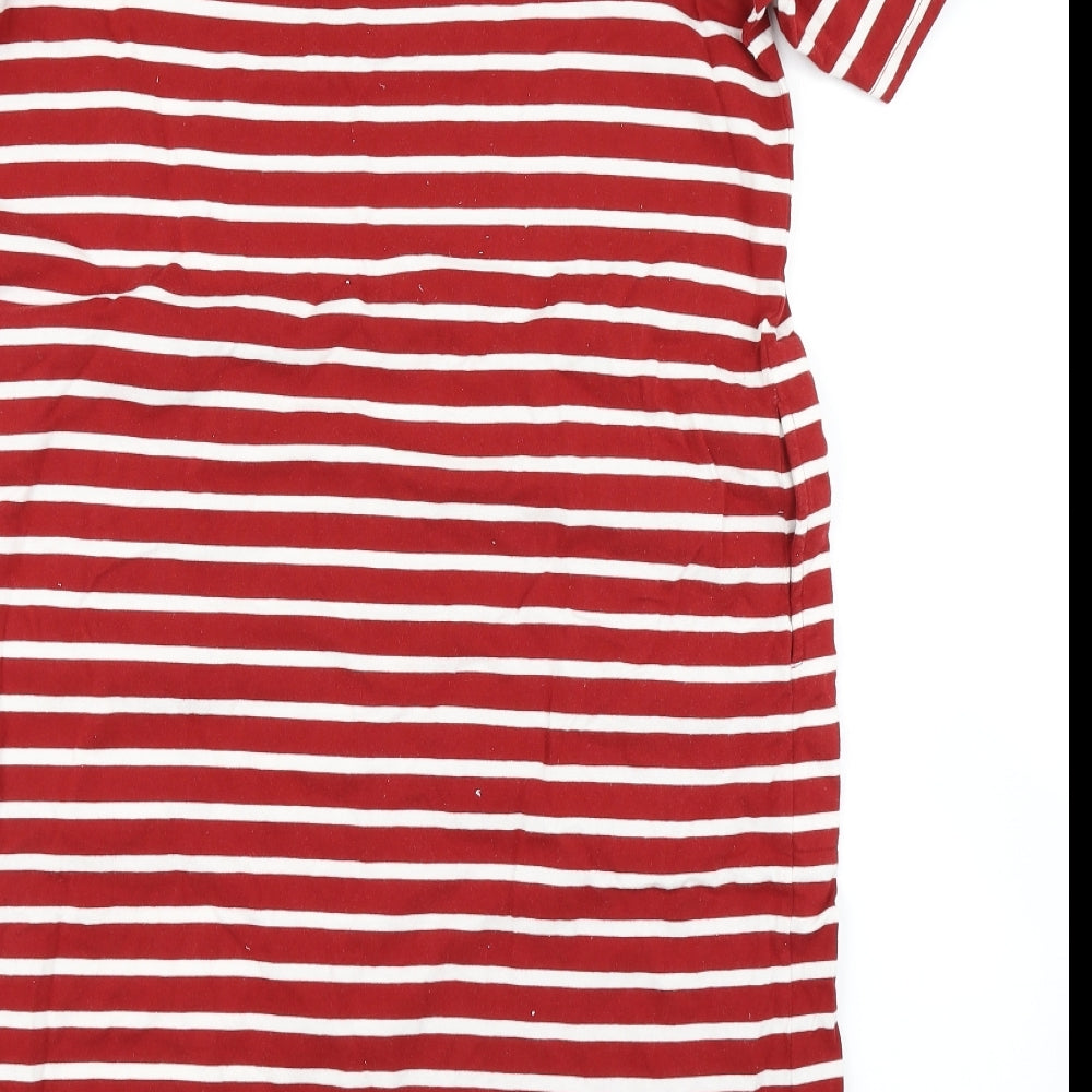 Seasalt Womens Red Striped  A-Line  Size 16
