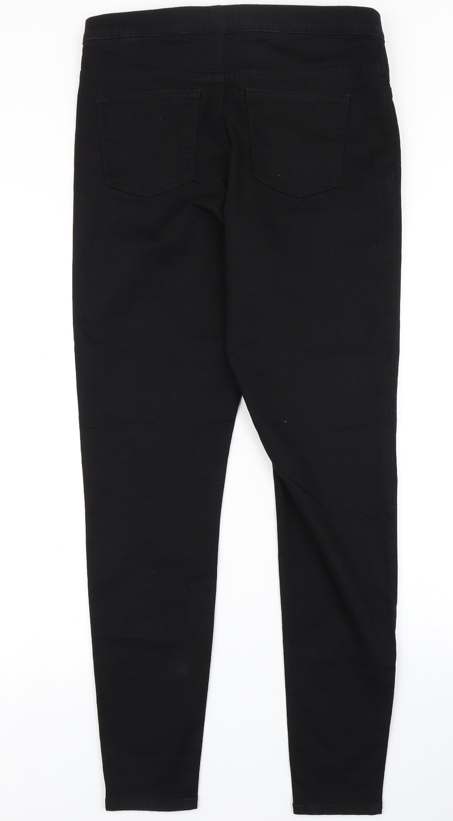 M&S Womens Black  Denim Jegging Jeans Size 14 L29 in