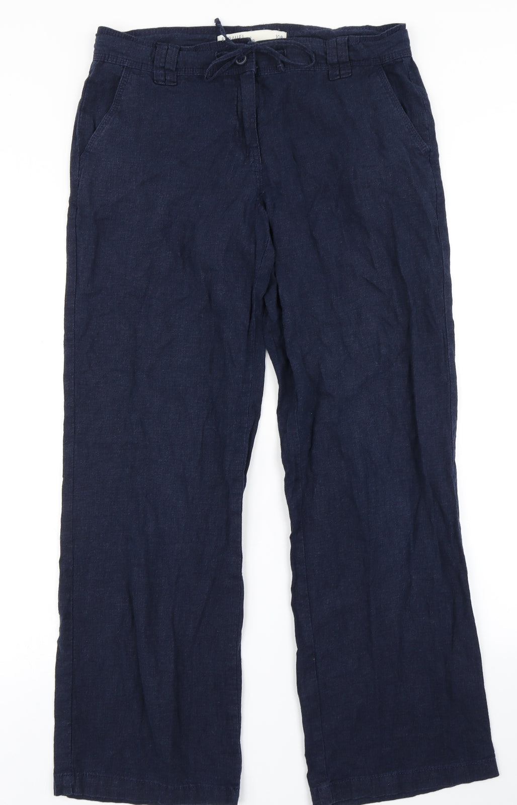 NEXT Womens Blue   Chino Trousers Size 10 L28 in