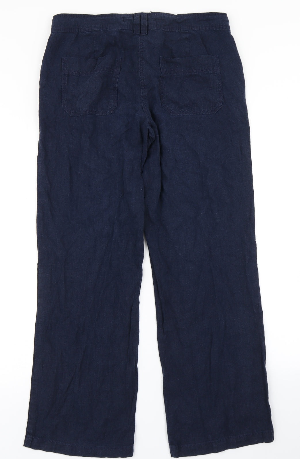 NEXT Womens Blue   Chino Trousers Size 10 L28 in