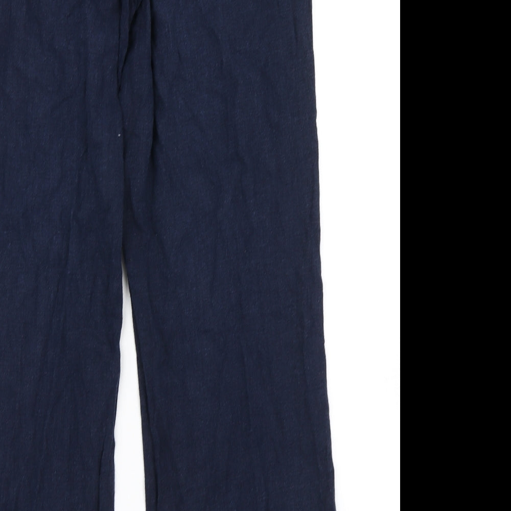 NEXT Womens Blue   Chino Trousers Size 10 L28 in