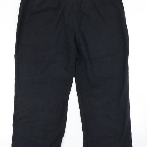 M&S Woman Womens Black   Cargo Trousers Size 20 L24 in