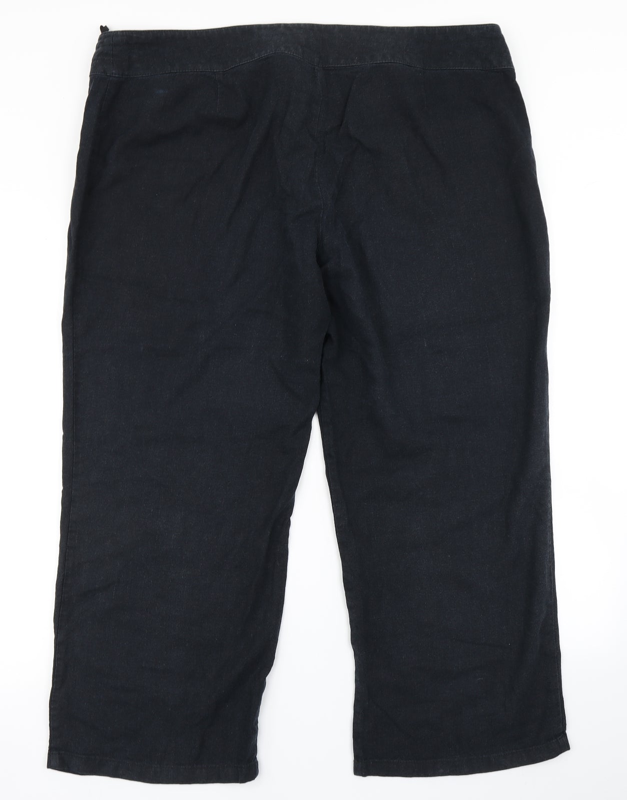 M&S Woman Womens Black   Cargo Trousers Size 20 L24 in