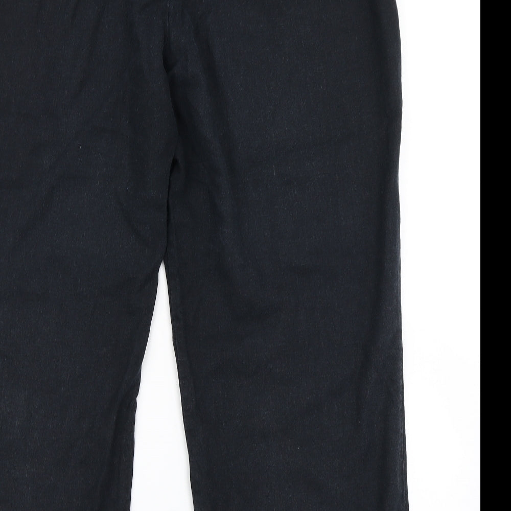M&S Woman Womens Black   Cargo Trousers Size 20 L24 in