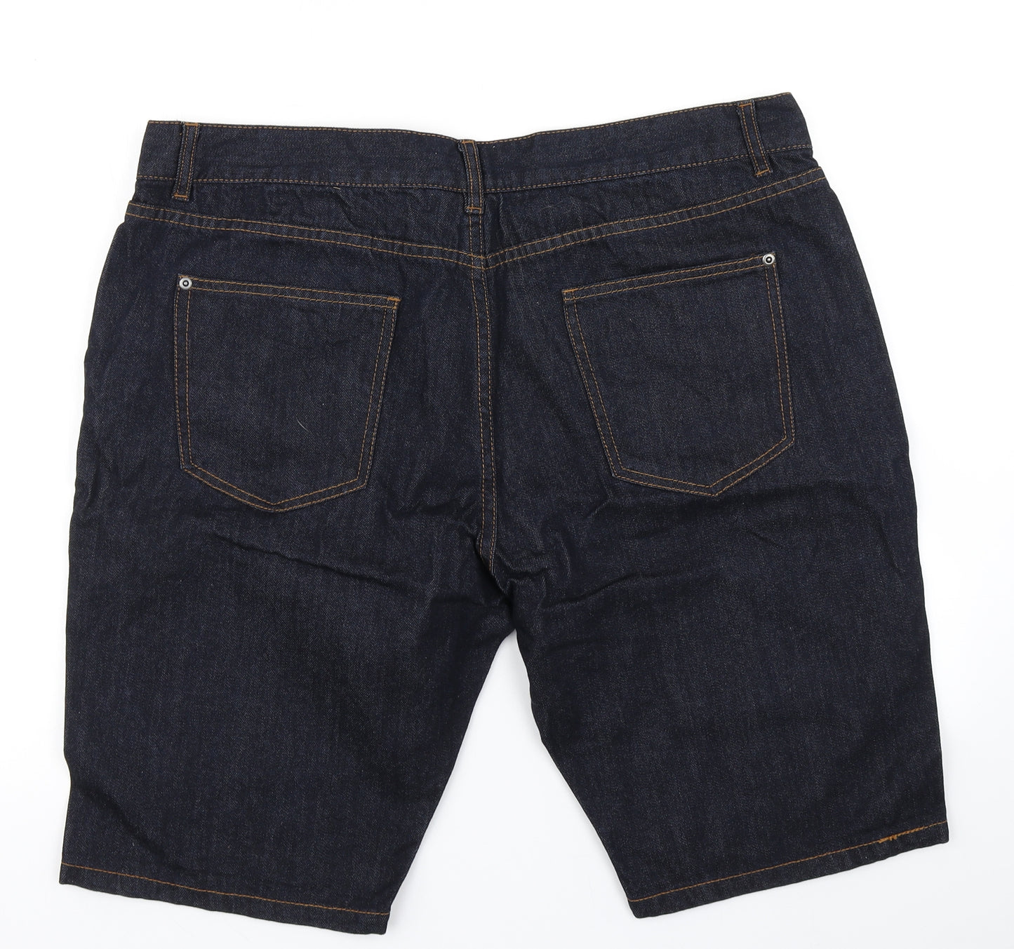 V Mens Blue  Denim Cargo Shorts Size 40 in - `