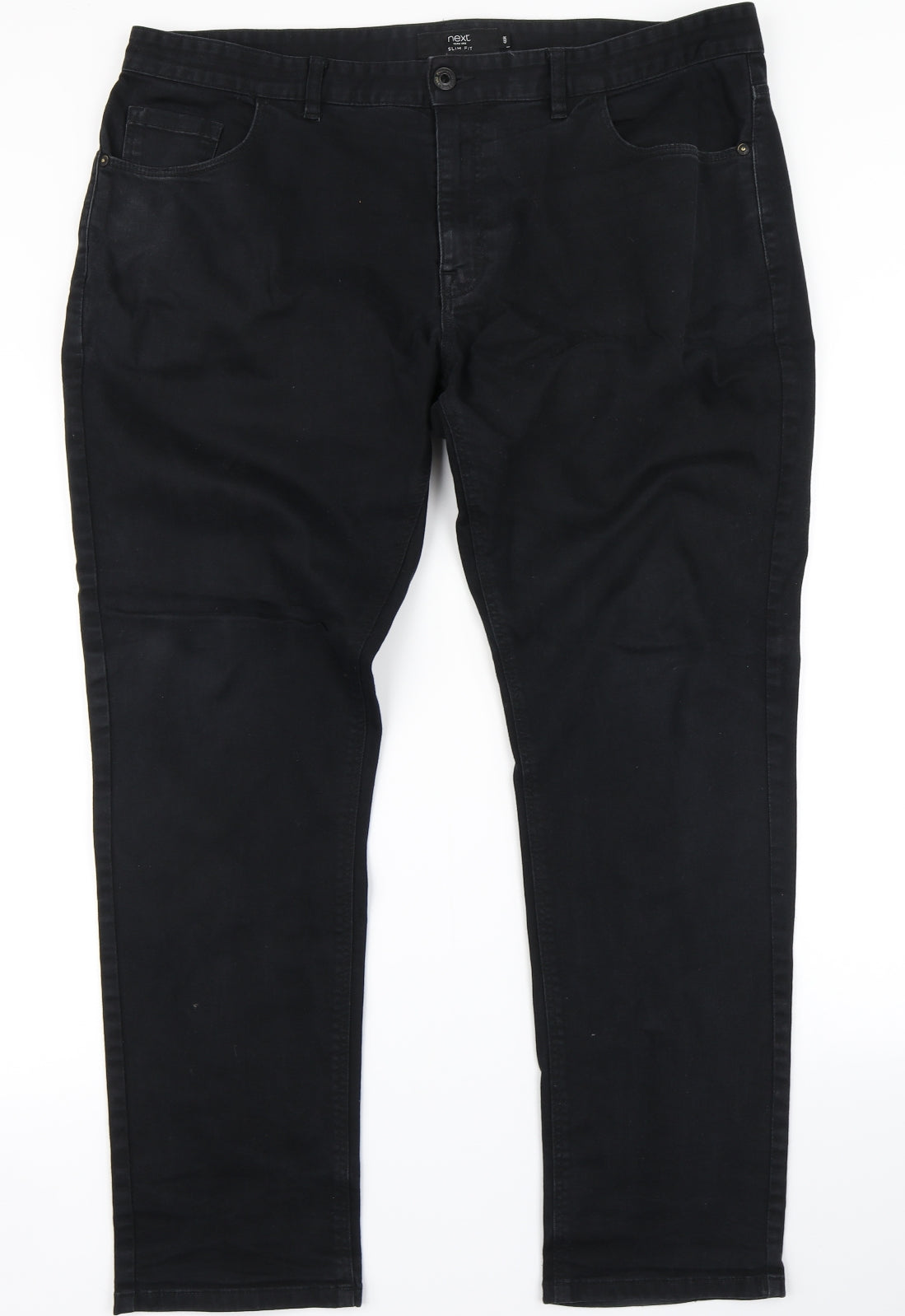 Nexy Mens Black  Denim Straight Jeans Size 40 in L29 in