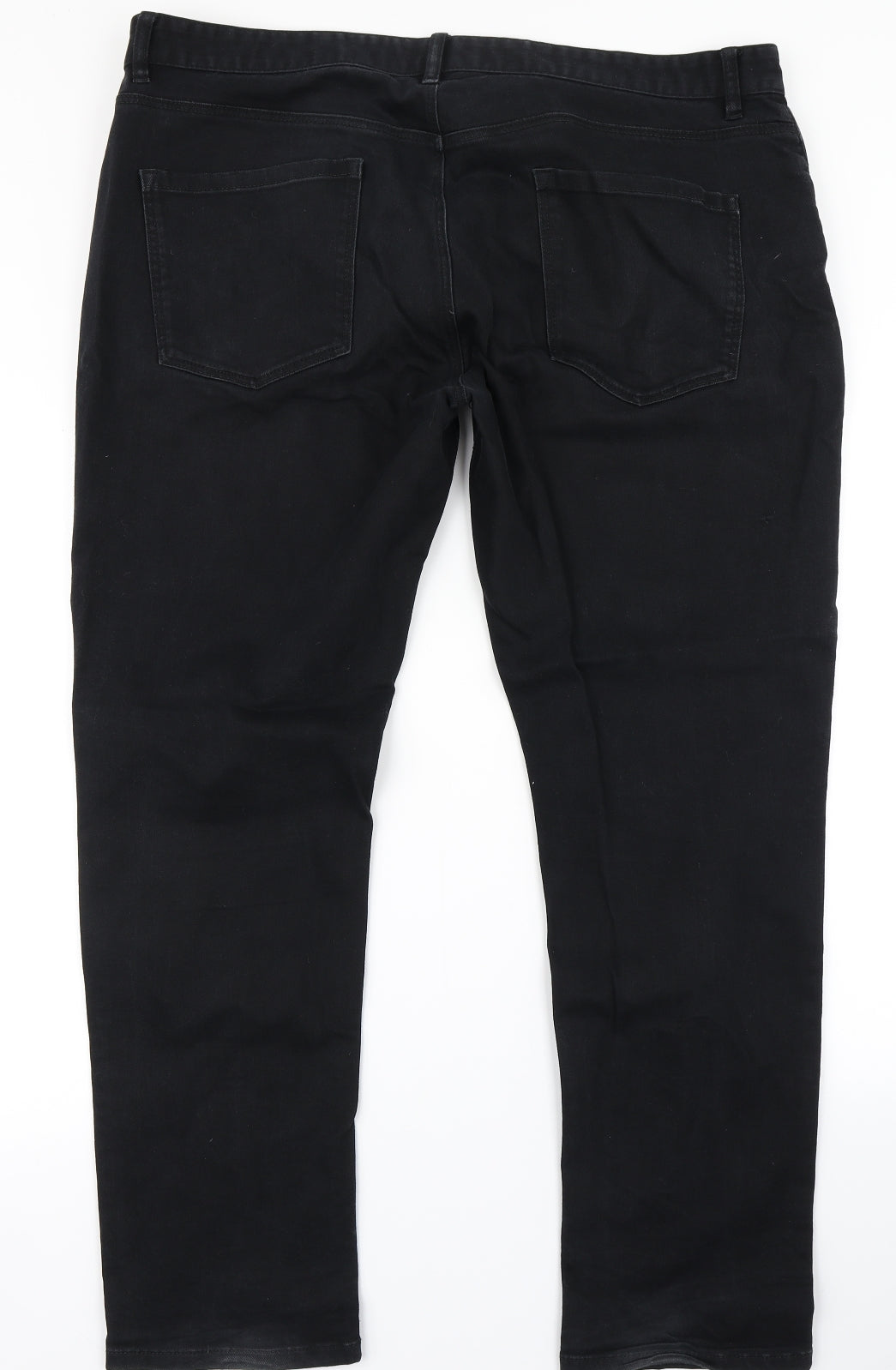 Nexy Mens Black  Denim Straight Jeans Size 40 in L29 in