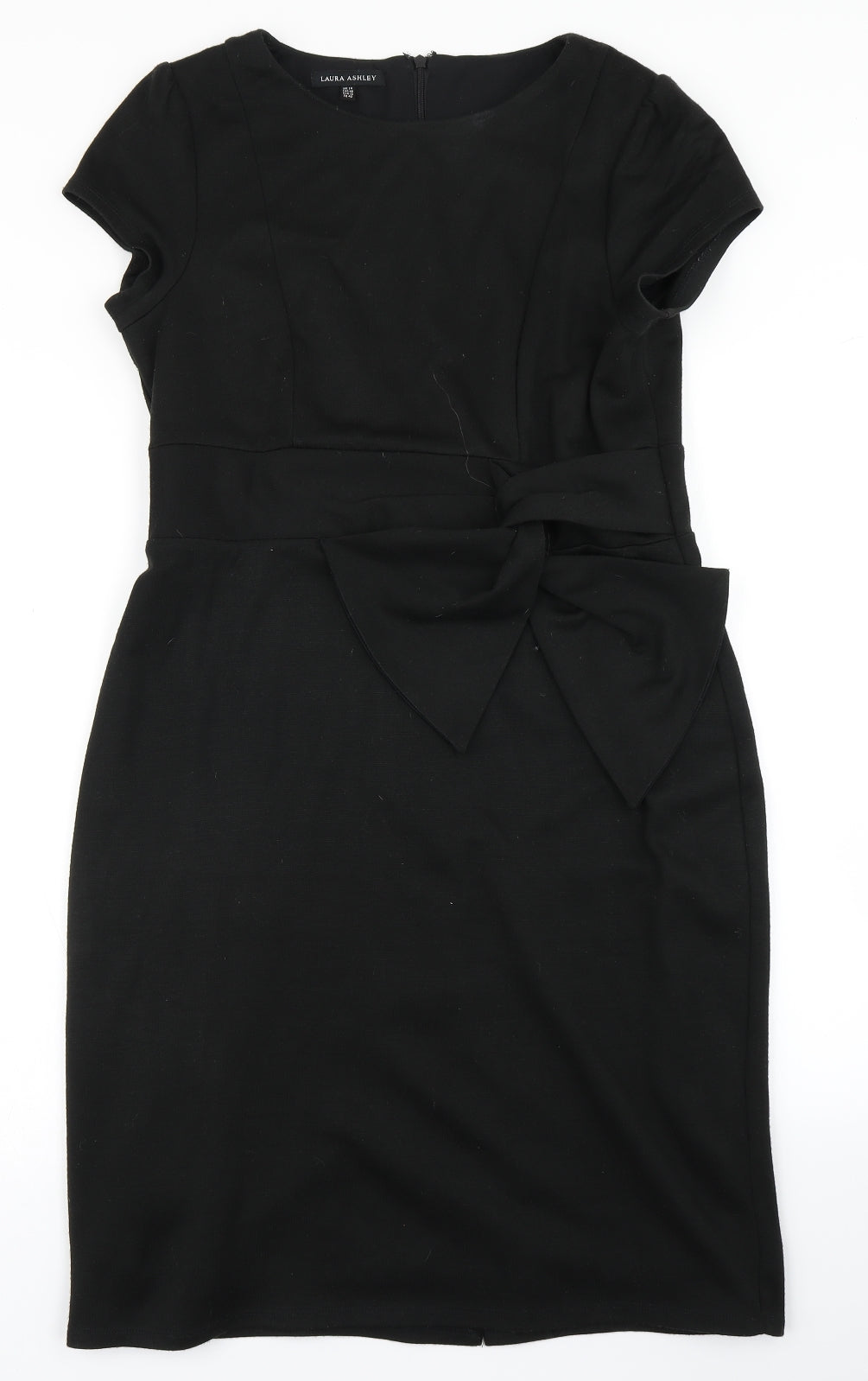 Laura Ashley Womens Black   Pencil Dress  Size 14