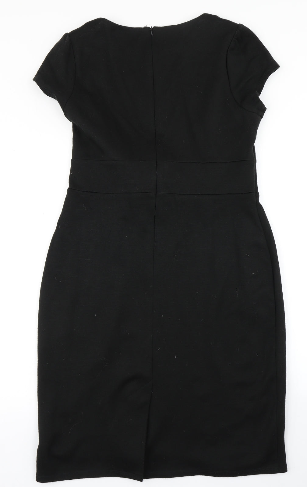 Laura Ashley Womens Black   Pencil Dress  Size 14