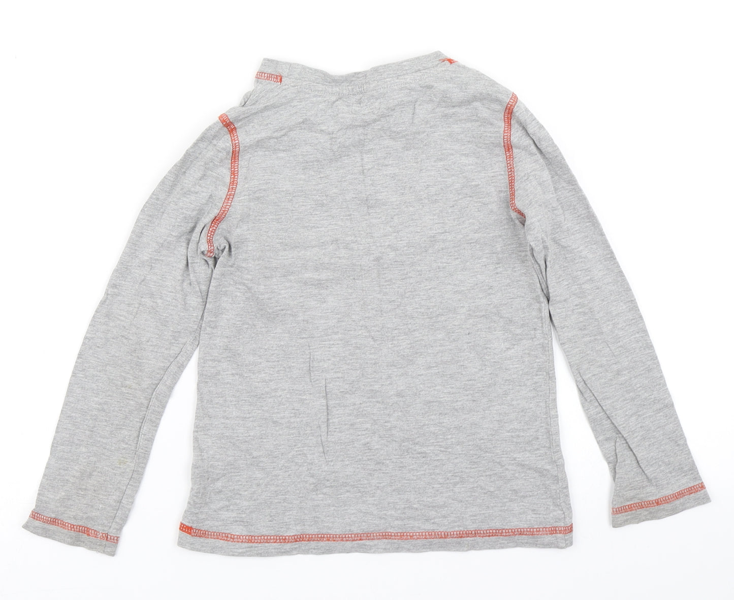 F&F Boys Grey   Basic T-Shirt Size 5-6 Years  - Pirates