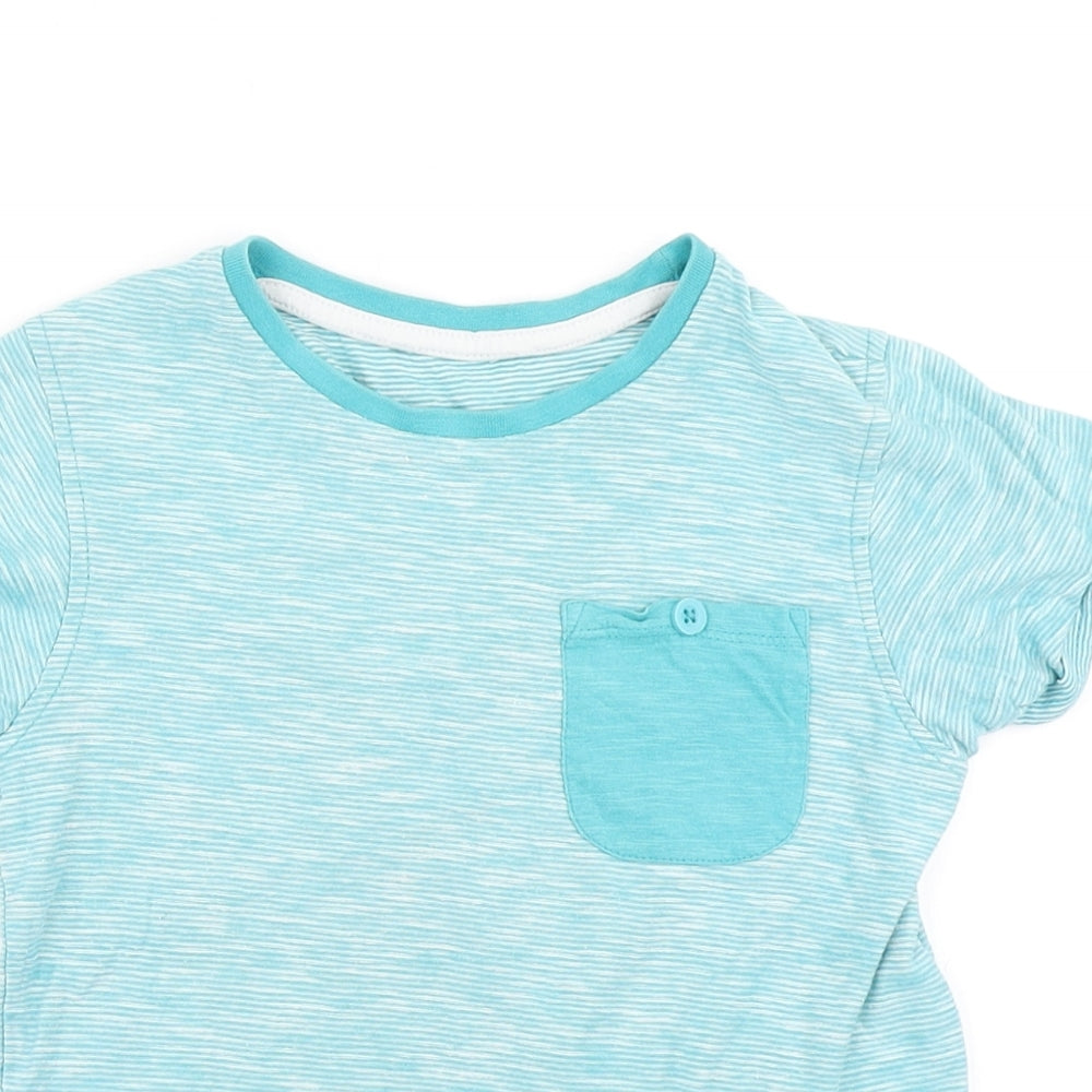 George Boys Blue   Basic T-Shirt Size 5-6 Years