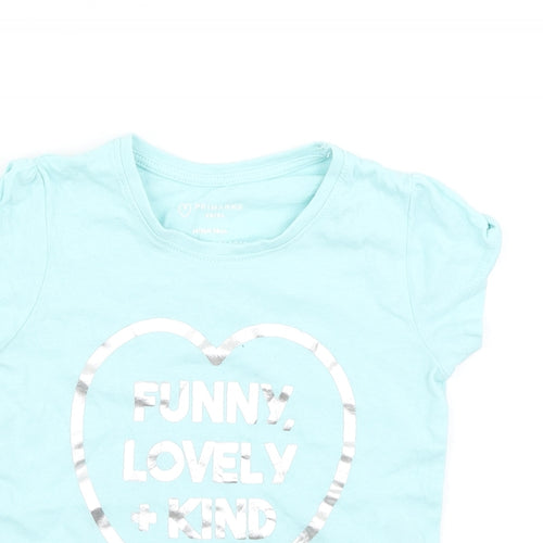 Primark Boys Blue   Basic T-Shirt Size 2-3 Years