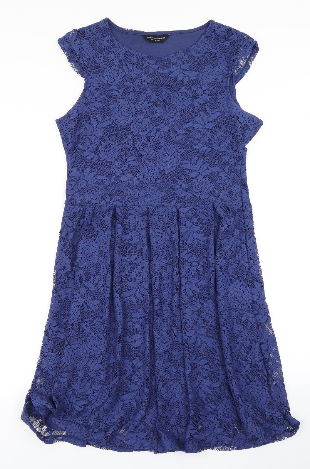 Dorothy Perkins Womens Blue   Skater Dress  Size 14