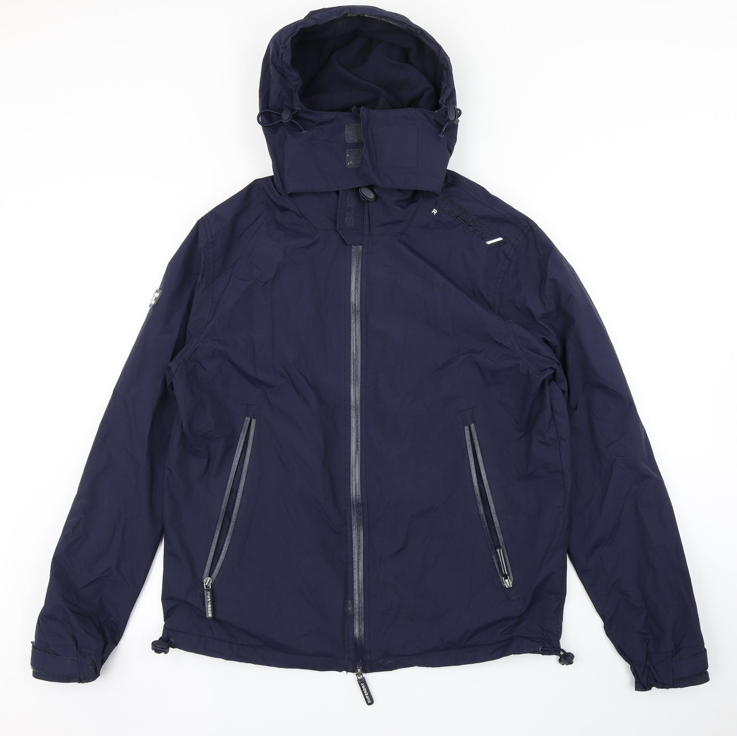 Superdry Mens Blue   3-in-1 Jacket Coat Size XL