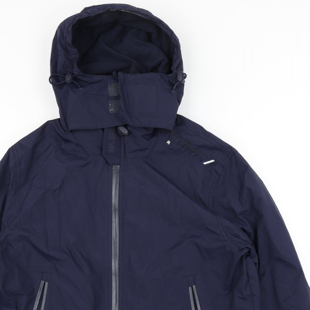 Superdry Mens Blue   3-in-1 Jacket Coat Size XL