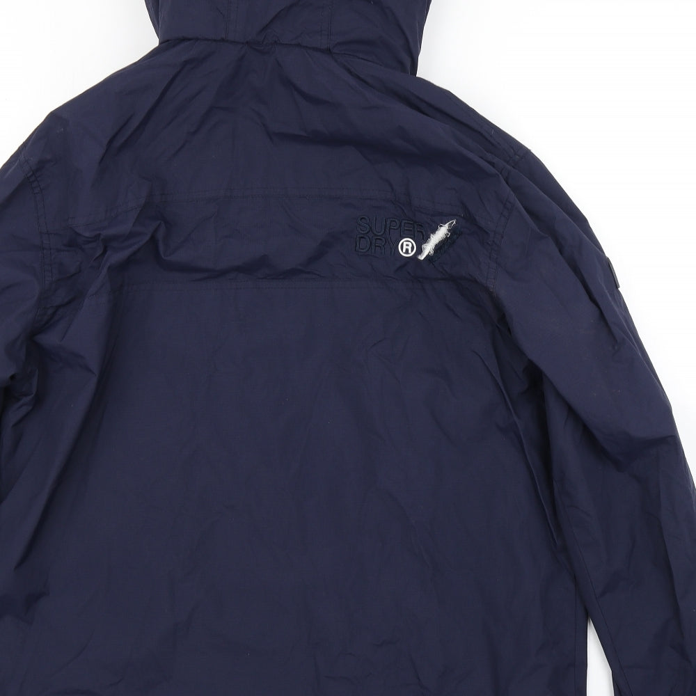 Superdry Mens Blue   3-in-1 Jacket Coat Size XL