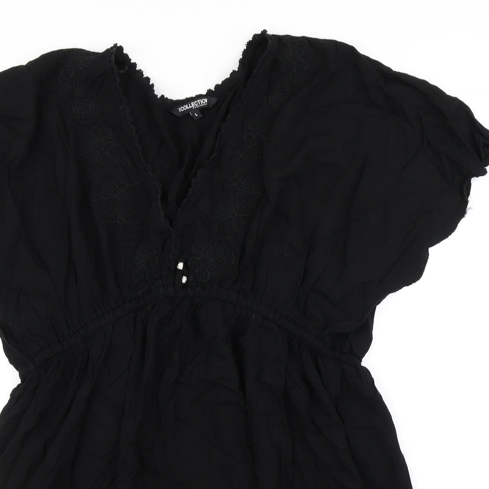 The Collection Womens Black   Kaftan  Size L