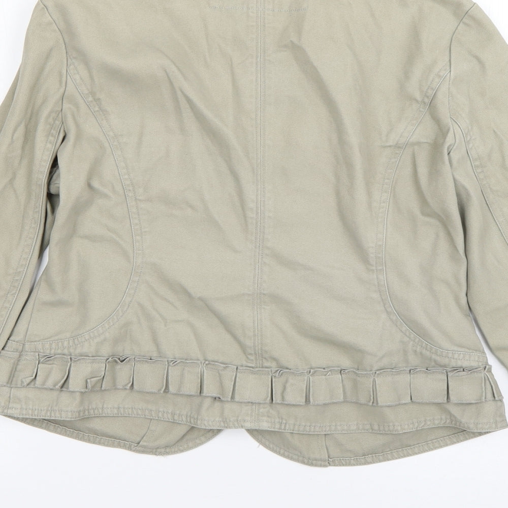 Debenhams Womens Beige   Overcoat Coat Size 12