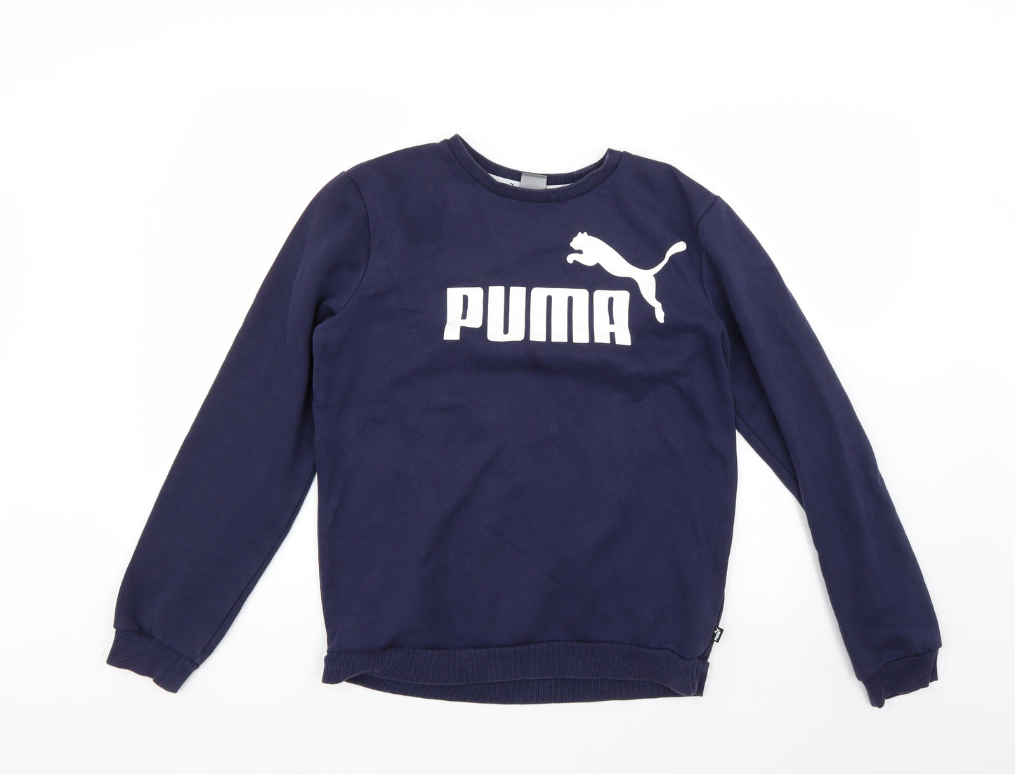 PUMA Boys Blue   Pullover Jumper Size 15-16 Years