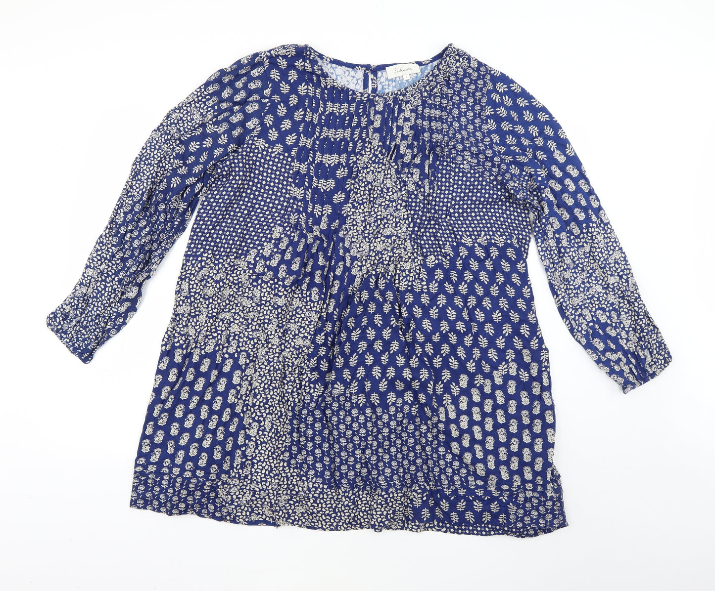 Sahara Womens Blue Floral  Fit & Flare  Size 2
