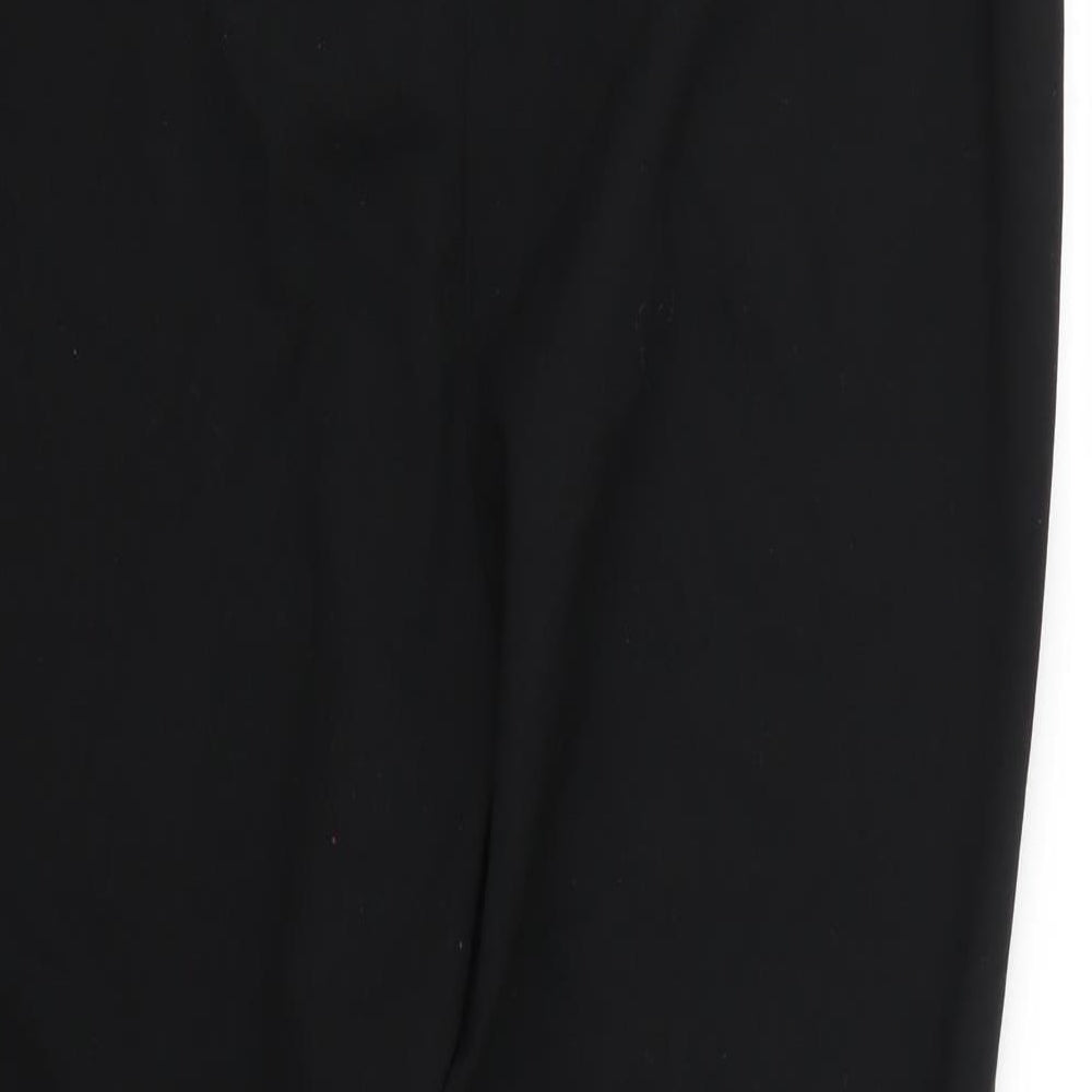 Marks and Spencer Womens Black   Trousers  Size 18 L25 in