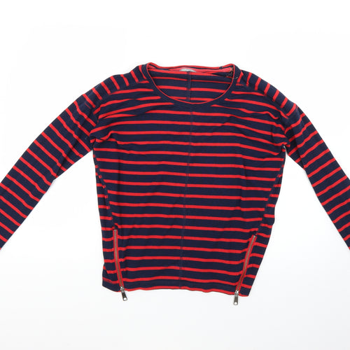 Marks and Spencer Womens Multicoloured Striped  Pullover Jumper Size 12