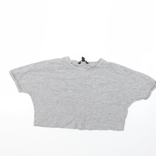 New Look Girls Grey   Basic T-Shirt Size 10-11 Years
