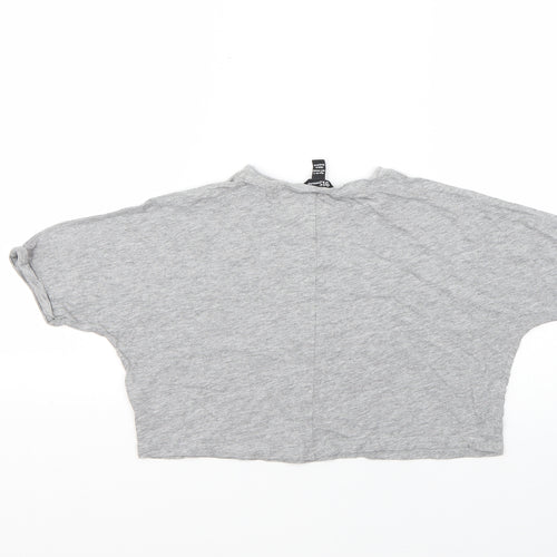 New Look Girls Grey   Basic T-Shirt Size 10-11 Years