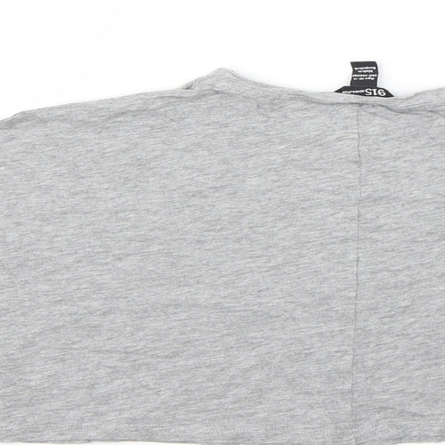 New Look Girls Grey   Basic T-Shirt Size 10-11 Years
