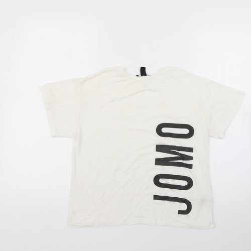 New Look Womens White   Basic T-Shirt Size XS