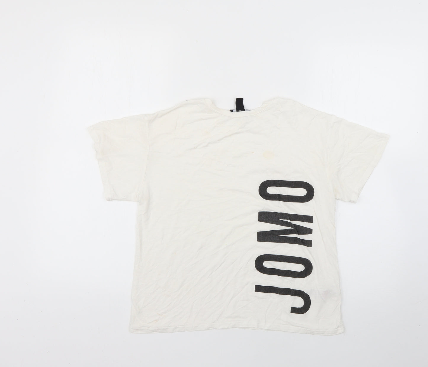 New Look Womens White   Basic T-Shirt Size XS