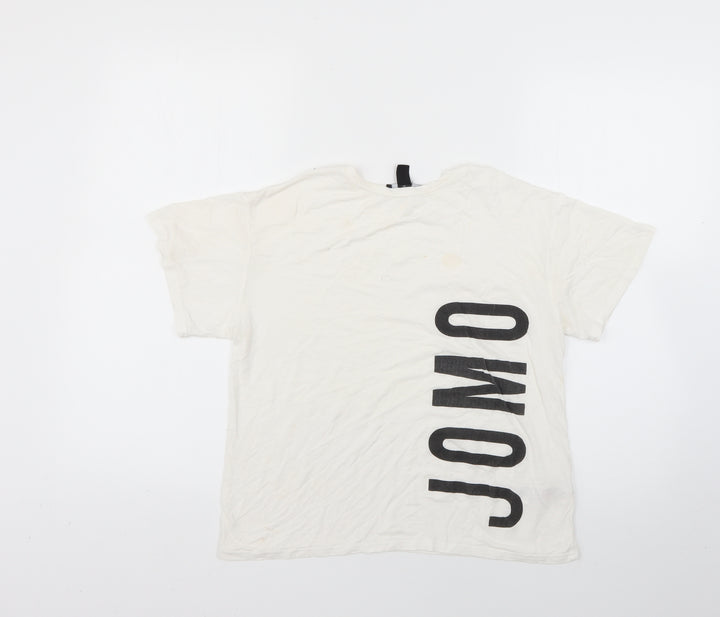 New Look Womens White   Basic T-Shirt Size XS