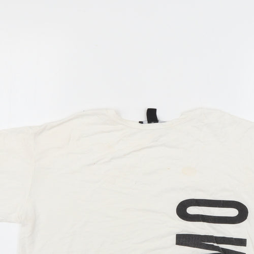 New Look Womens White   Basic T-Shirt Size XS