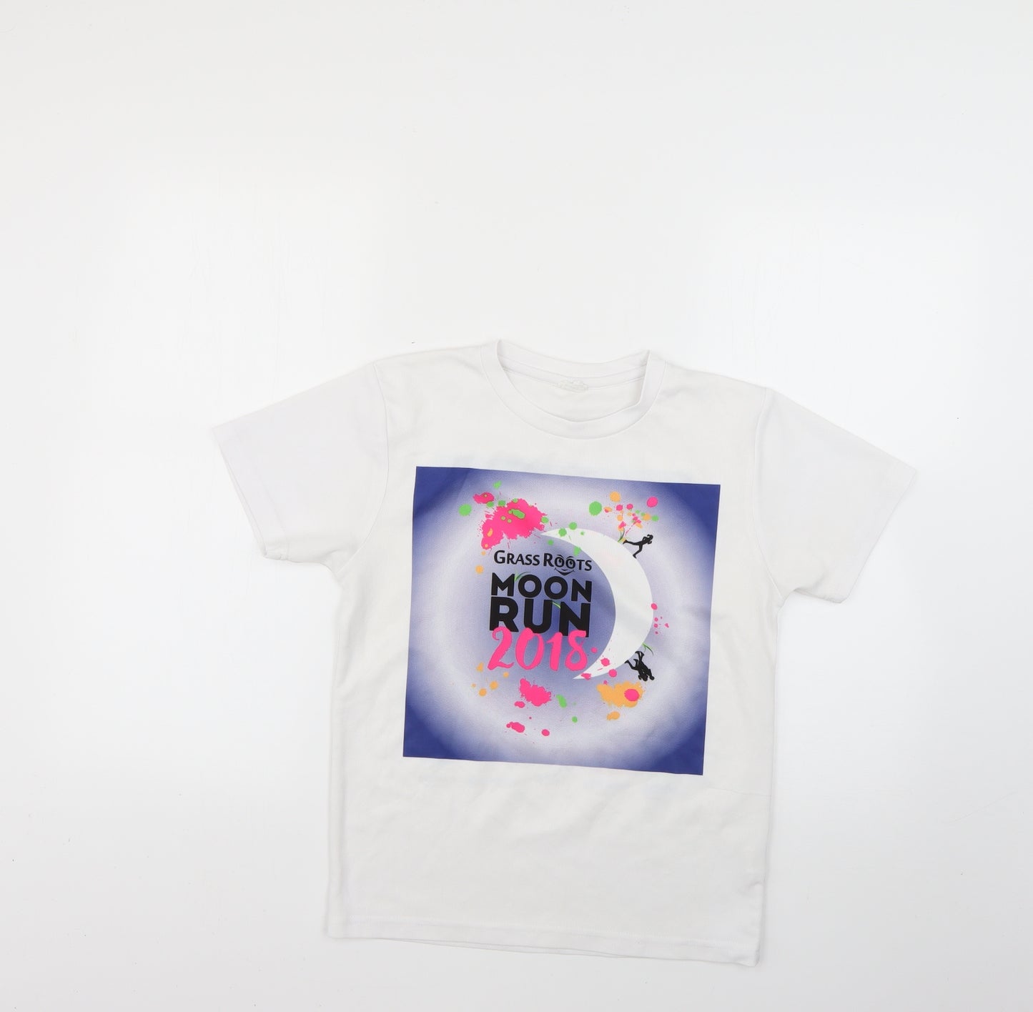 Awdis Girls White   Basic T-Shirt Size 9-10 Years