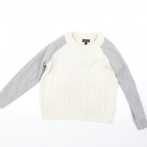 Topshop Womens Multicoloured   Pullover Jumper Size 6